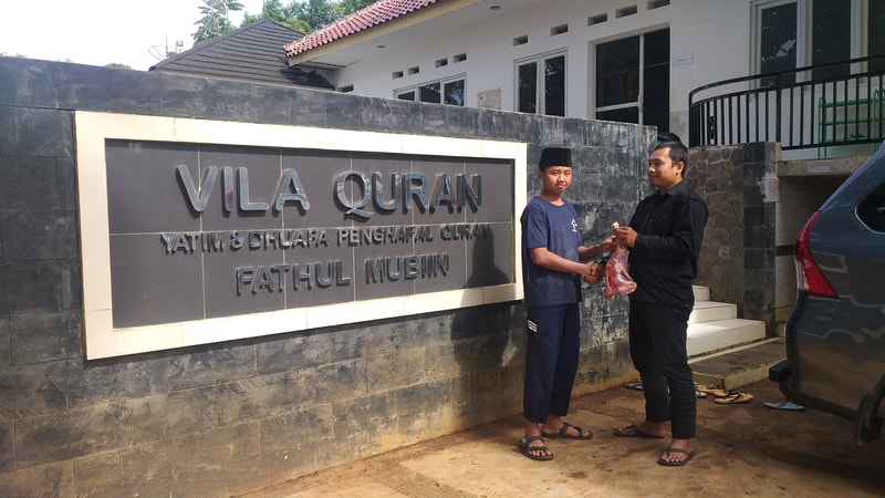 Aqiqah meat distributed to Vila Quran - a school for the orphan.