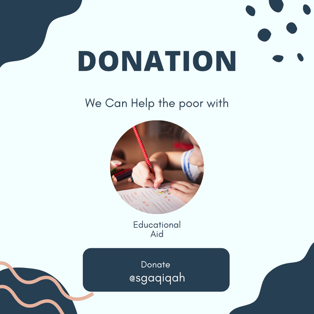 Donations for the Poor - Education